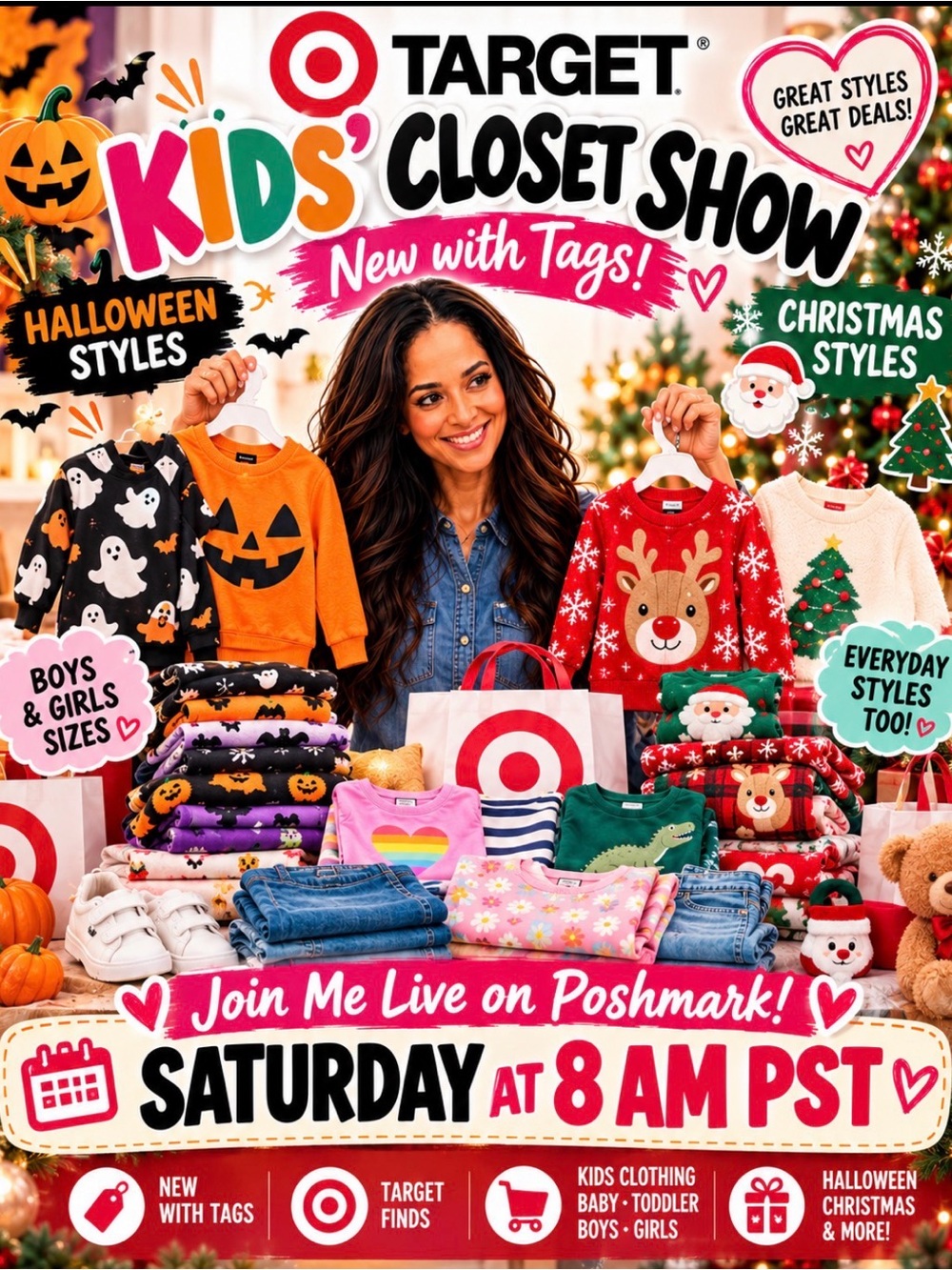 $3 🎃 🎄Target Kids Matching Sets - Red, Green, Orange, Black, Pink, Blue, White
